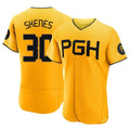 CAdoa P.Pirates #30 Paul Skenes Player Gold City Connect Home Limited Elite Stitched Jerseys