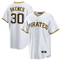 CAdoa P.Pirates #30 Paul Skenes Player White Home Game Stitched Jerseys