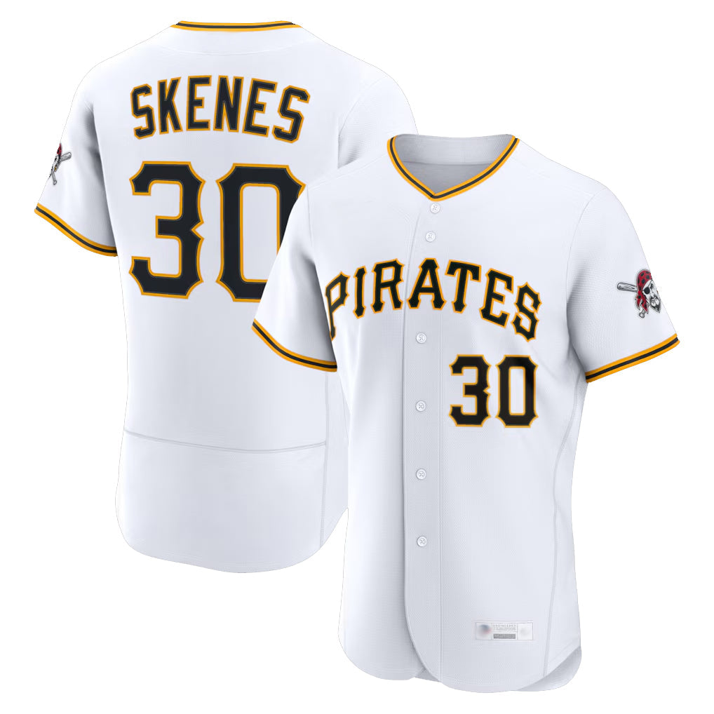 CAdoa P.Pirates #30 Paul Skenes Player White Home Limited Elite Stitched Jerseys