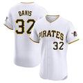CAdoa P.Pirates #32 Henry Davis Player White Home Limited Elite Stitched Jerseys
