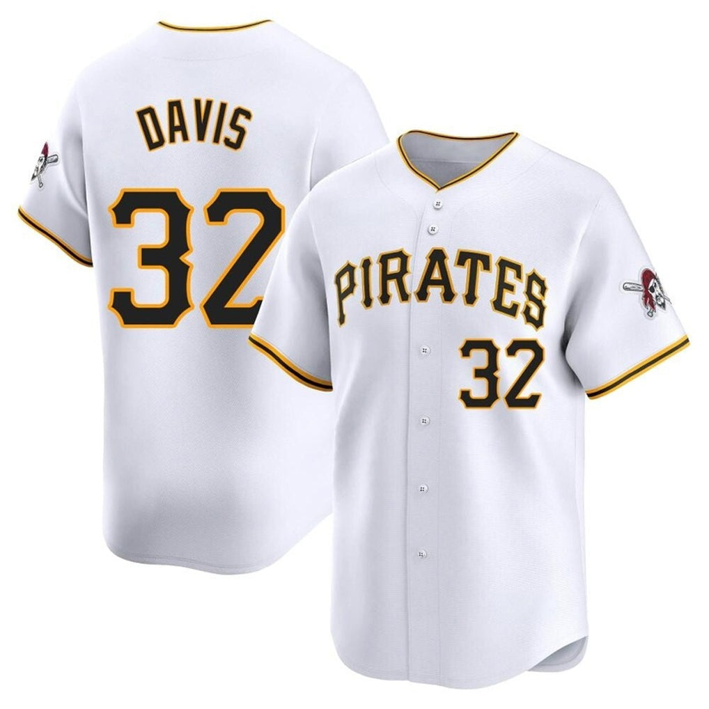 CAdoa P.Pirates #32 Henry Davis Player White Home Limited Stitched Jerseys