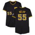 CAdoa P.Pirates #55 Jason Delay Player Black Alternate Limited Game Stitched Jerseys