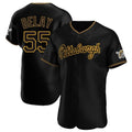 CAdoa P.Pirates #55 Jason Delay Player Black Home Limited Elite Stitched Jerseys