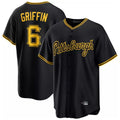 CAdoa P.Pirates #6 Konnor Griffin Player Black Alt Home Game Stitched Jerseys