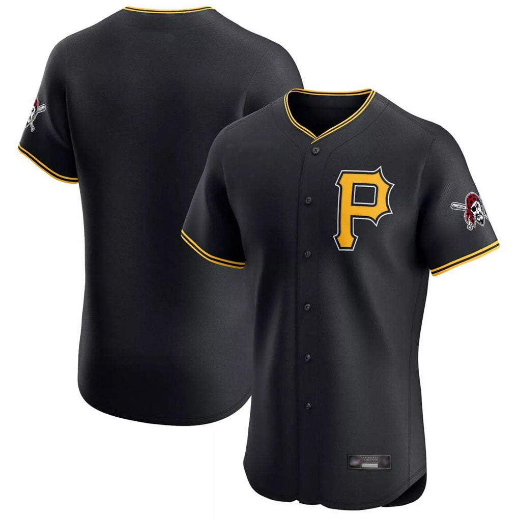 CAdoa P.Pirates Blank Player Black Alternate 2025 Home Limited Elite Stitched Jerseys