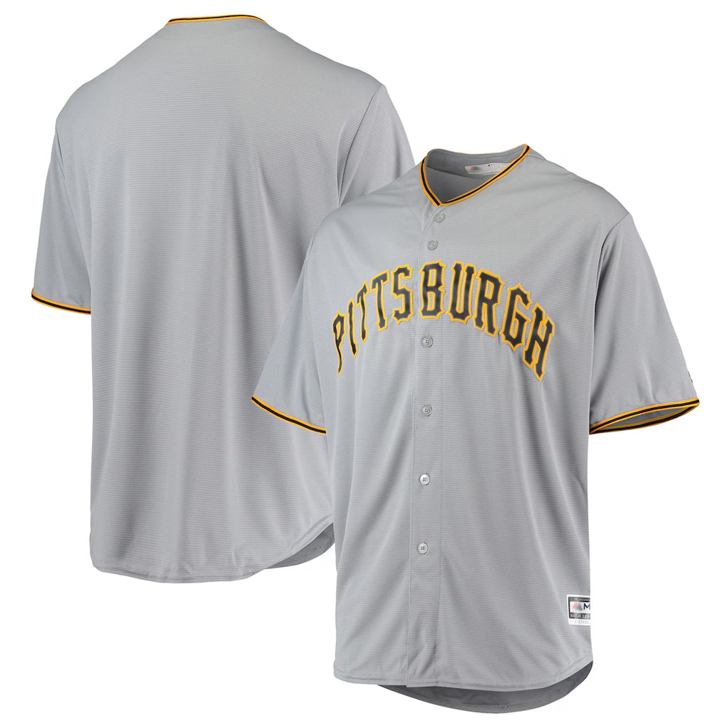 CAdoa P.Pirates Blank Player Gray Road Home Game Stitched Jerseys