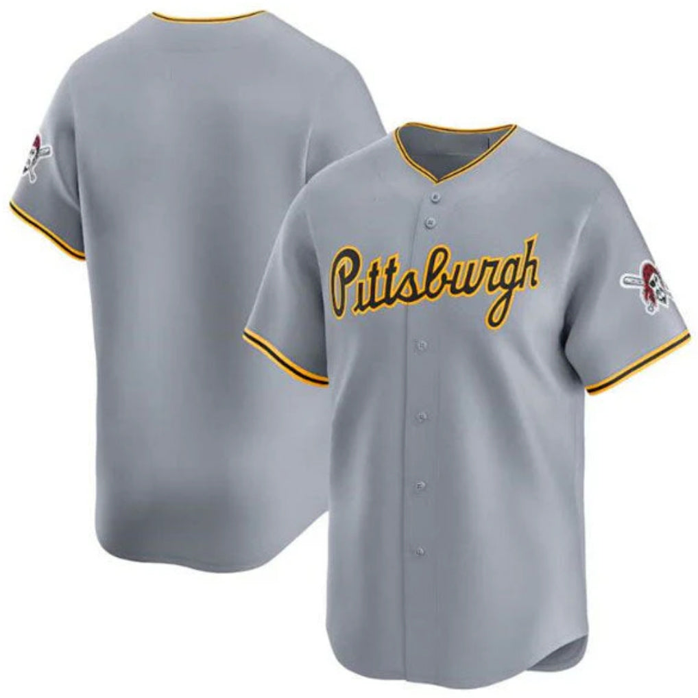 CAdoa P.Pirates Blank Player Gray Road Home Limited Stitched Jerseys