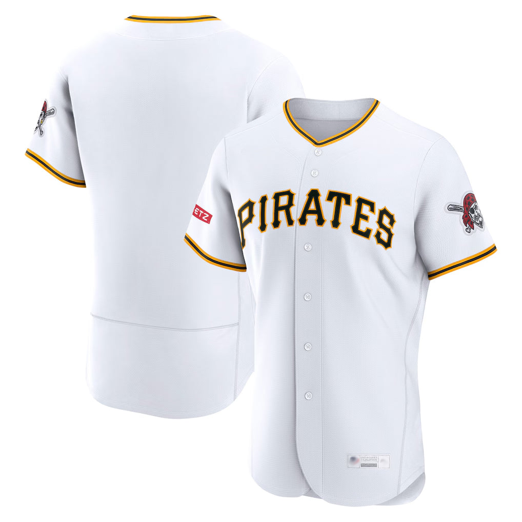 CAdoa P.Pirates Blank Player White Home Limited Elite Stitched Jerseys