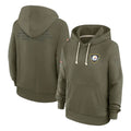 CAdoa P.Steelers Olive Salute to Service Pullover Hoodies Limited Blank Player Stitched Jerseys