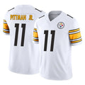 CAdoa P.Steelers #11 Michael Pittman Jr. Player White Limited Vapor F.U.S.E. Home Game Stitched Jerseys