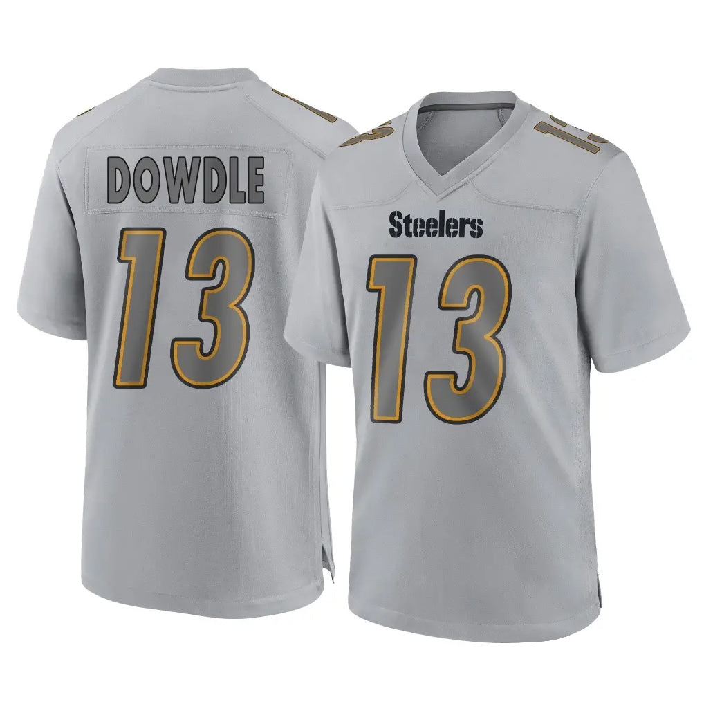 CAdoa P.Steelers #13 Rico Dowdle Player Gray Atmosphere Fashion Home Game Stitched Jerseys