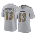 CAdoa P.Steelers #13 Rico Dowdle Player Gray Atmosphere Fashion Home Game Stitched Jerseys