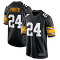 CAdoa P.Steelers #24 Joey Porter Jr. Black Alternate Game American Stitched Jerseys