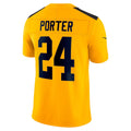 CAdoa P.Steelers #24 Joey Porter Jr. Gold Alternate 1933 Throwback Vapor F.U.S.E. Limited Stitched Jerseys