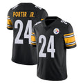 CAdoa P.Steelers #24 Joey Porter Jr. Player Black Limited Vapor Untouchable Home Game Stitched Jerseys