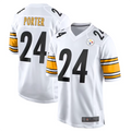 CAdoa P.Steelers #24 Joey Porter Jr. White Away Game American Stitched Jerseys