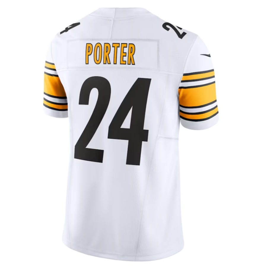 CAdoa P.Steelers #24 Joey Porter Jr. White Vapor F.U.S.E. Limited American Stitched Jerseys