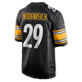 CAdoa P.Steelers #29 Eli Heidenreich Black Team Game Stitched Jerseys