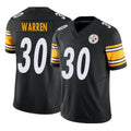 CAdoa P.Steelers #30 Jaylen Warren Player Black Limited Vapor F.U.S.E. Home Game Stitched Jerseys
