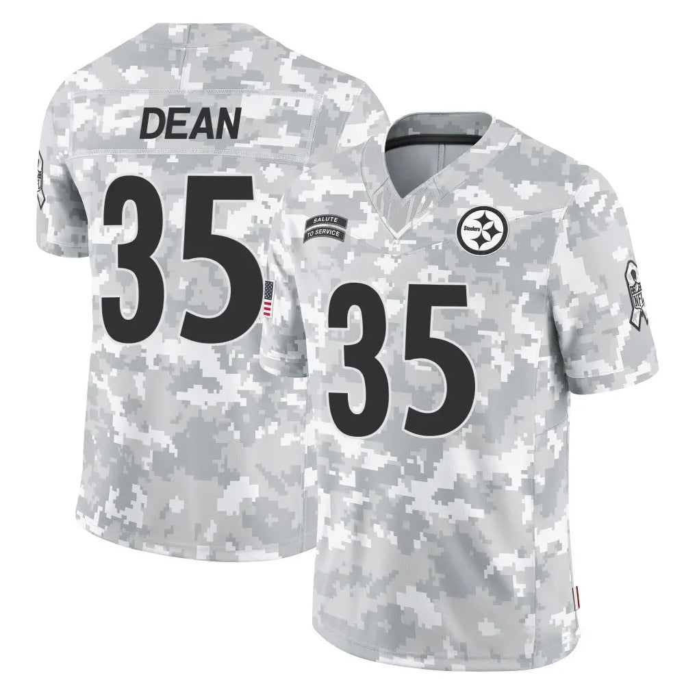 CAdoa P.Steelers #35 Jamel Dean Player Arctic Camo Limited Salute To Service Home Game Stitched Jerseys