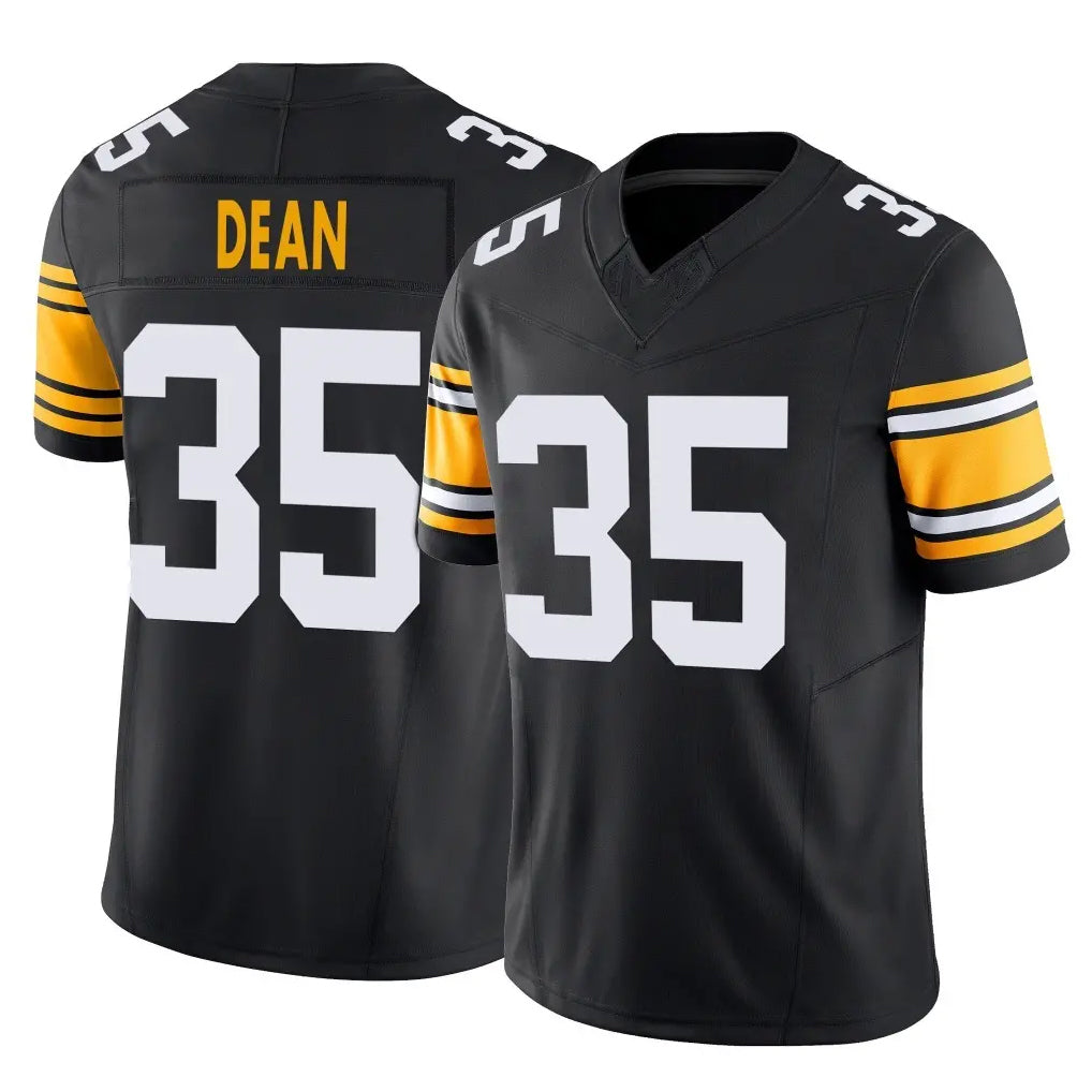CAdoa P.Steelers #35 Jamel Dean Player Black Limited Alternate Vapor F.U.S.E. Home Game Stitched Jerseys