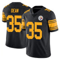 CAdoa P.Steelers #35 Jamel Dean Player Black Limited Color Rush Home Game Stitched Jerseys