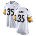 CAdoa P.Steelers #35 Jamel Dean Player White Home Game Stitched Jerseys