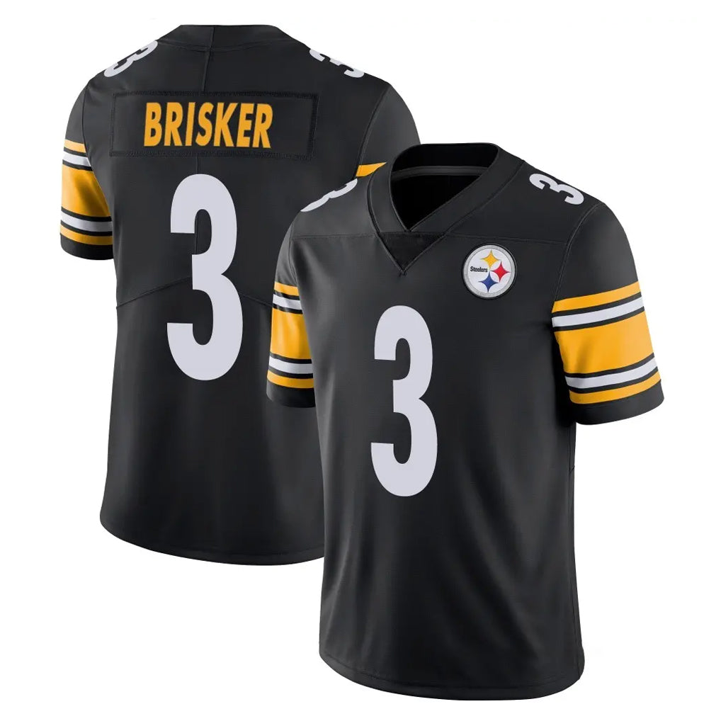 CAdoa P.Steelers #3 Jaquan Brisker Player Black Limited Vapor Untouchable Home Game Stitched Jerseys