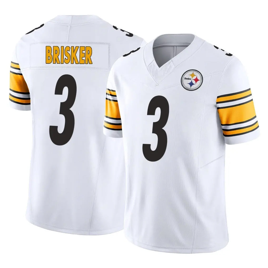 CAdoa P.Steelers #3 Jaquan Brisker Player White Limited Vapor F.U.S.E. Home Game Stitched Jerseys