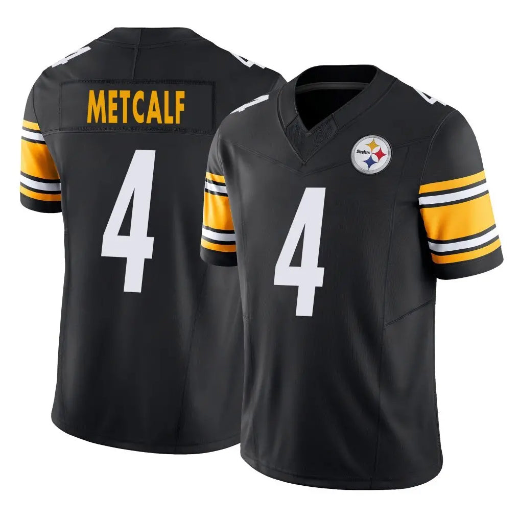 CAdoa P.Steelers #4 DK Metcalf Player Black Limited Vapor F.U.S.E. Home Game Stitched Jerseys