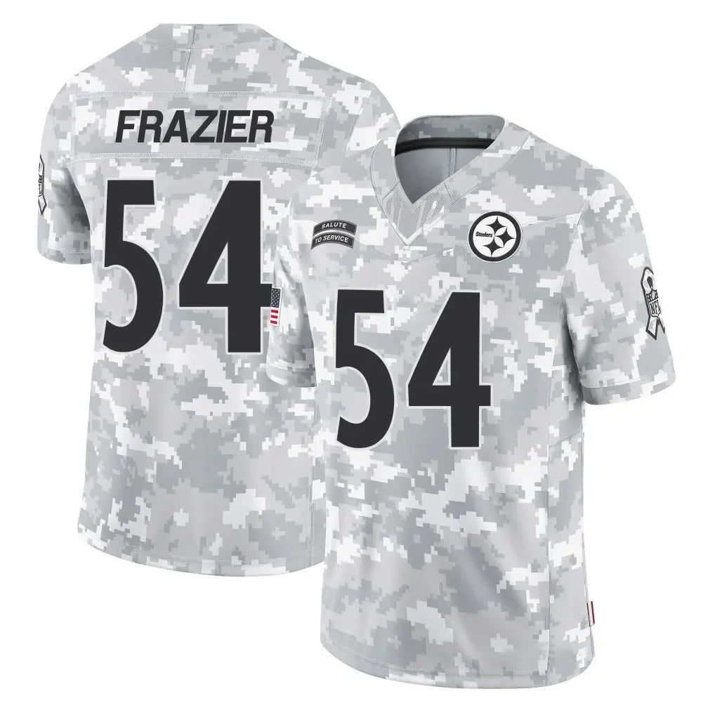 CAdoa P.Steelers #54 Zach Frazier Player Arctic Camo Limited Salute To Service Home Game Stitched Jerseys