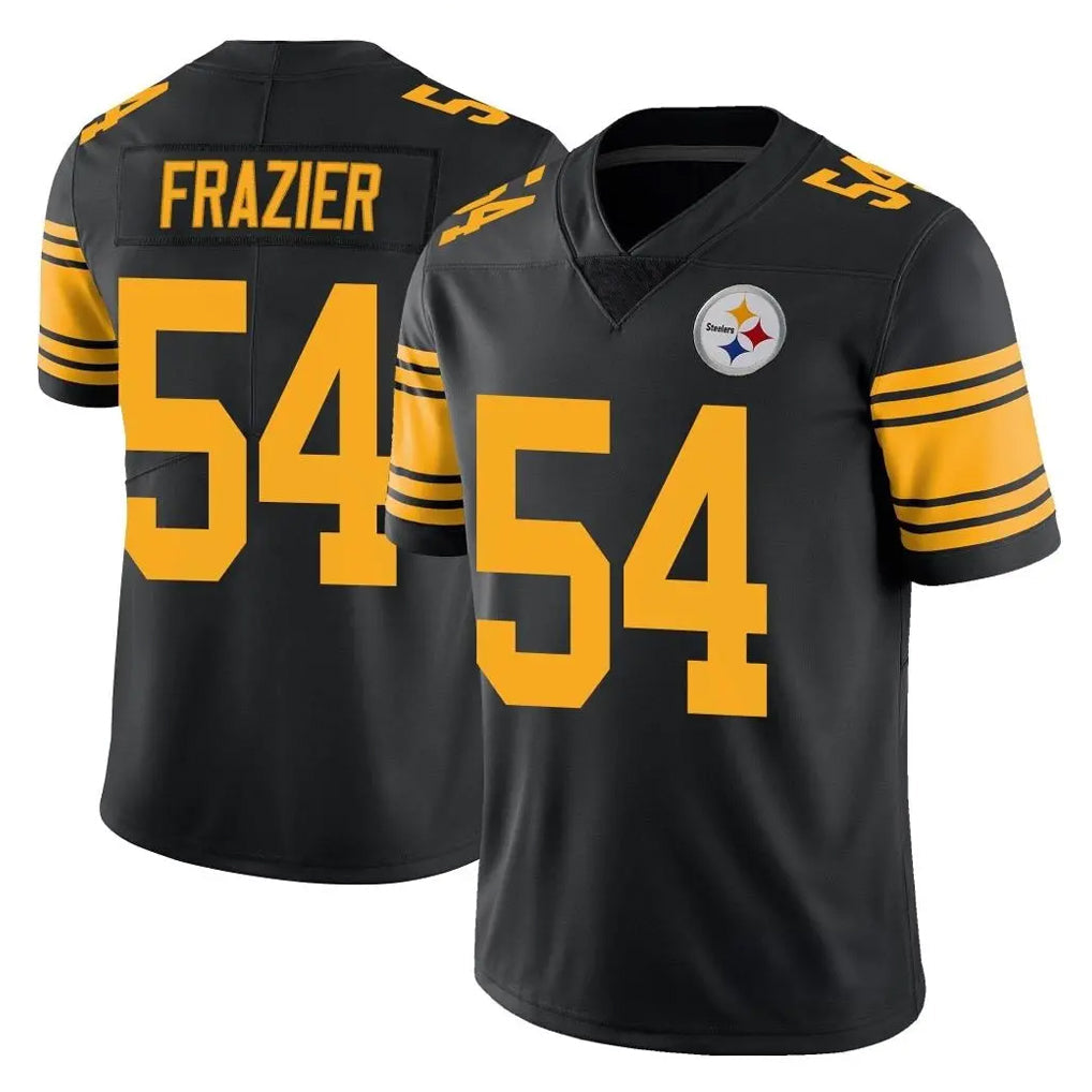 CAdoa P.Steelers #54 Zach Frazier Player Black Limited Color Rush Home Game Stitched Jerseys