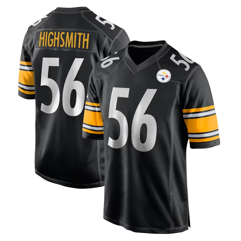 CAdoa P.Steelers #56 Alex Highsmith Player Black Home Game Stitched Jerseys