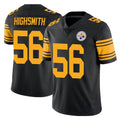 CAdoa P.Steelers #56 Alex Highsmith Player Black Limited Color Rush Home Game Stitched Jerseys