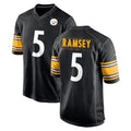 CAdoa P.Steelers #5 Jalen Ramsey Player Black Home Game Stitched Jerseys
