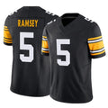 CAdoa P.Steelers #5 Jalen Ramsey Player Black Limited Alternate Vapor F.U.S.E. Home Game Stitched Jerseys