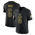 CAdoa P.Steelers #6 Patrick Queen Player Black Impact Limited Home Game Stitched Jerseys