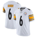 CAdoa P.Steelers #6 Patrick Queen Player White Limited Vapor Untouchable Home Game Stitched Jerseys