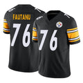 CAdoa P.Steelers #76 Troy Fautanu Player Black Limited Vapor F.U.S.E. Home Game Stitched Jerseys
