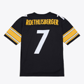 CAdoa P.Steelers #7 Ben Roethlisberger Mitchell & Ness Black 2004 Legacy Throwback Replica Jersey Stitched Puhic Game Jerseys