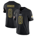 CAdoa P.Steelers #8 Aaron Rodgers Player Black Impact Limited Home Game Stitched Jerseys