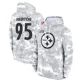 CAdoa P.Steelers #95 Keeanu Benton Player Arctic Camo Limited Salute to Service Pullover Hoodies Game Stitched Jerseys