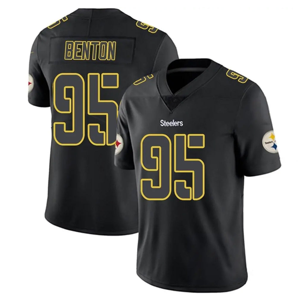 CAdoa P.Steelers #95 Keeanu Benton Player Black Impact Limited Home Game Stitched Jerseys