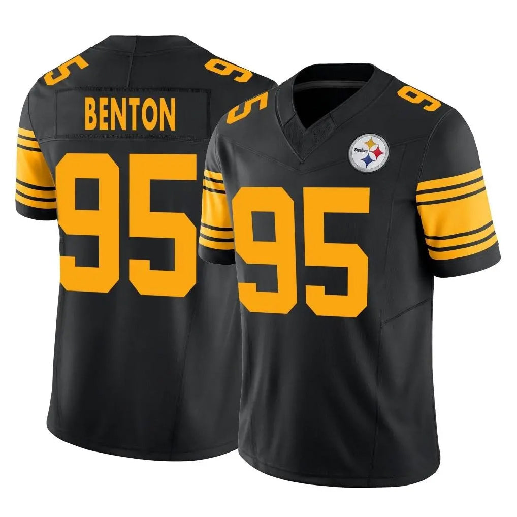 CAdoa P.Steelers #95 Keeanu Benton Player Black Limited 2nd Alternate Vapor F.U.S.E. Home Game Stitched Jerseys