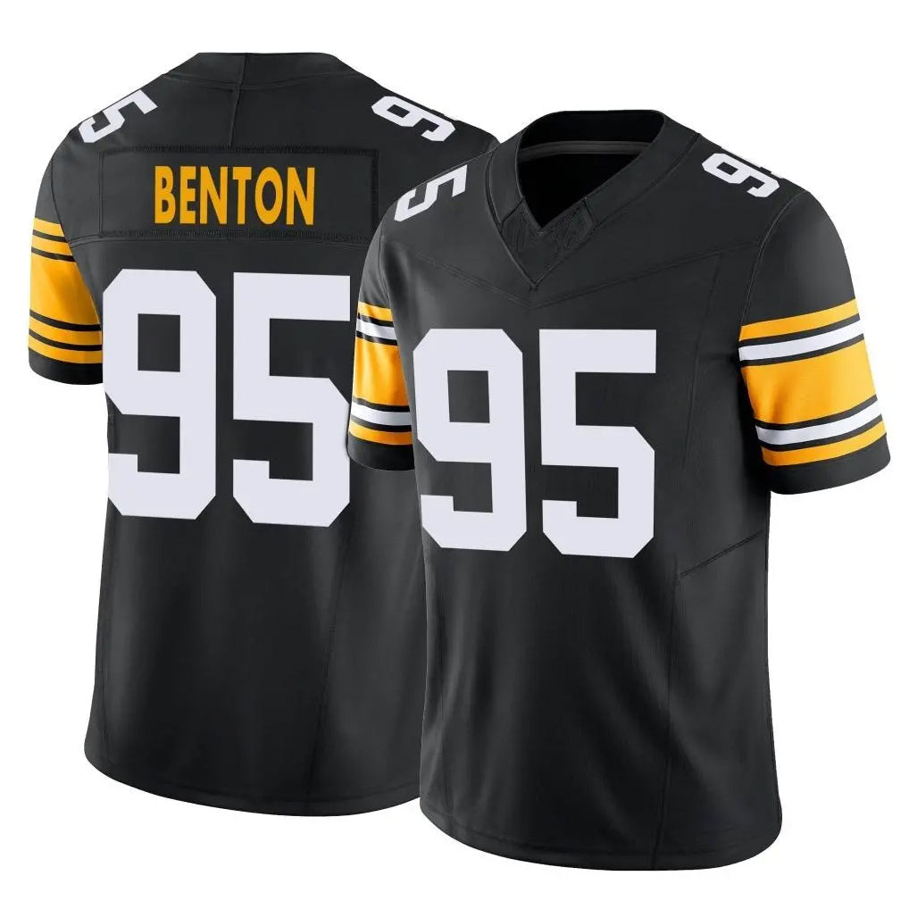 CAdoa P.Steelers #95 Keeanu Benton Player Black Limited Alternate Vapor F.U.S.E. Home Game Stitched Jerseys
