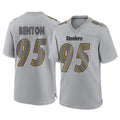 CAdoa P.Steelers #95 Keeanu Benton Player Gray Atmosphere Fashion Home Game Stitched Jerseys