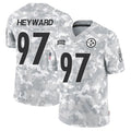 CAdoa P.Steelers #97 Cameron Heyward Player Arctic Camo Salute to Service Limited Stitched Jerseys