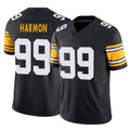 CAdoa P.Steelers #99 Derrick Harmon Player Black Limited Alternate Vapor F.U.S.E. Home Game Stitched Jerseys