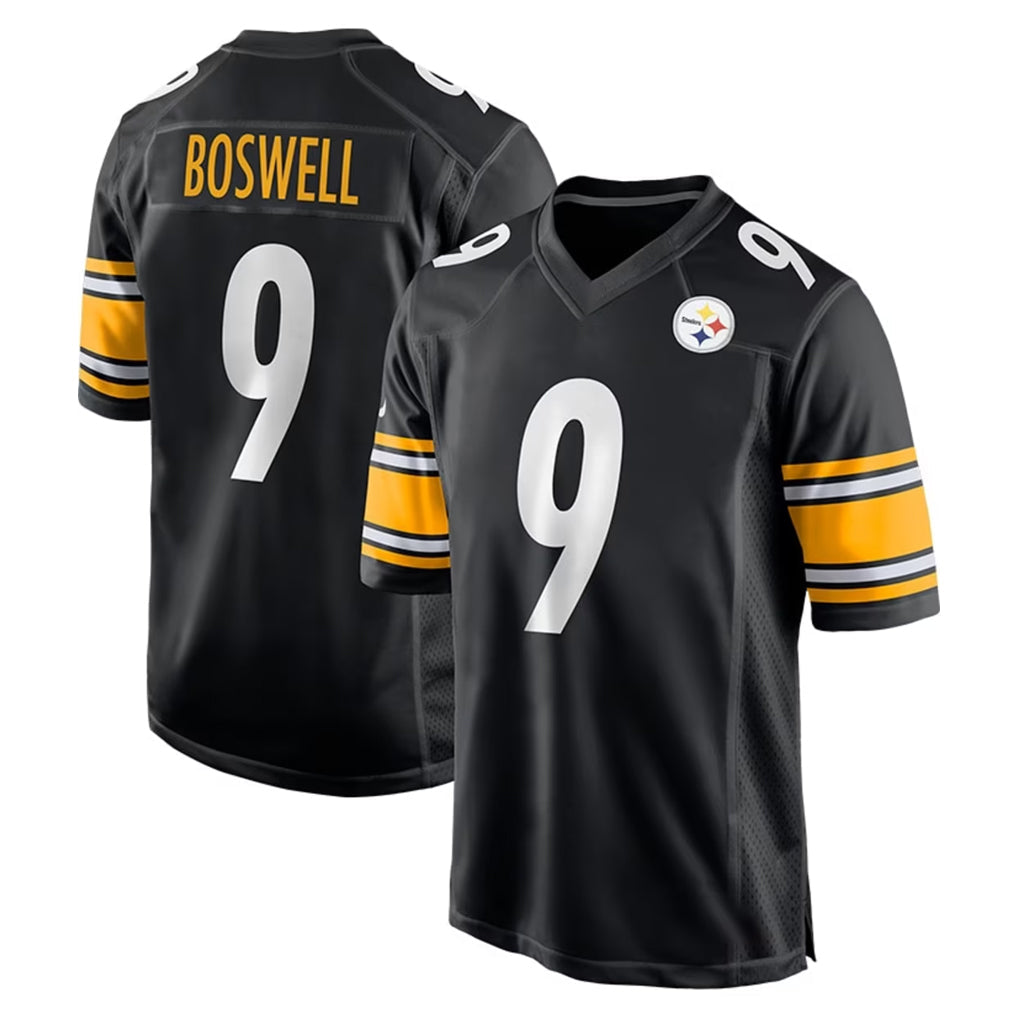 CAdoa P.Steelers #9 Chris Boswell Player Black Home Game Stitched Jerseys