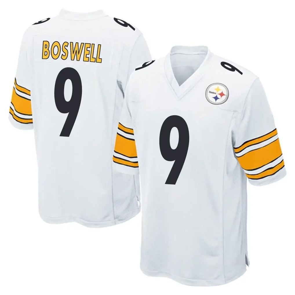 CAdoa P.Steelers #9 Chris Boswell Player White Home Game Stitched Jerseys